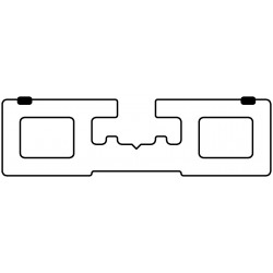 Unterkonstruktionsprofil (flach)